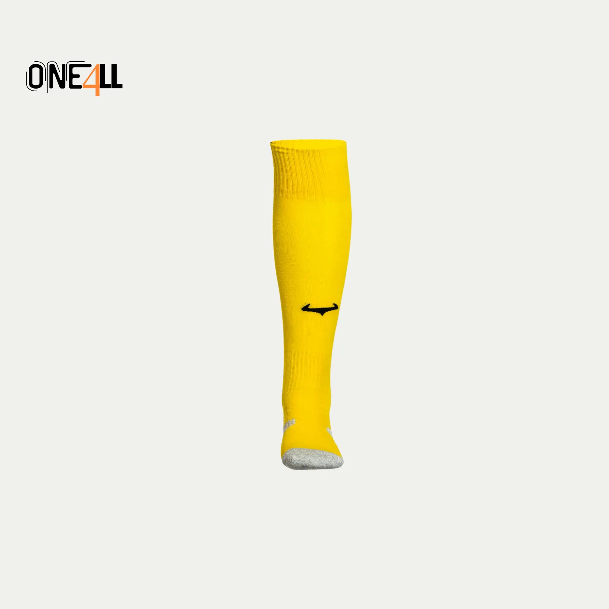 14ALLE - EINS FÜR ALLE - ONE4ALL Academy Fußballsocken in Gelb – leicht, warm, bequem.