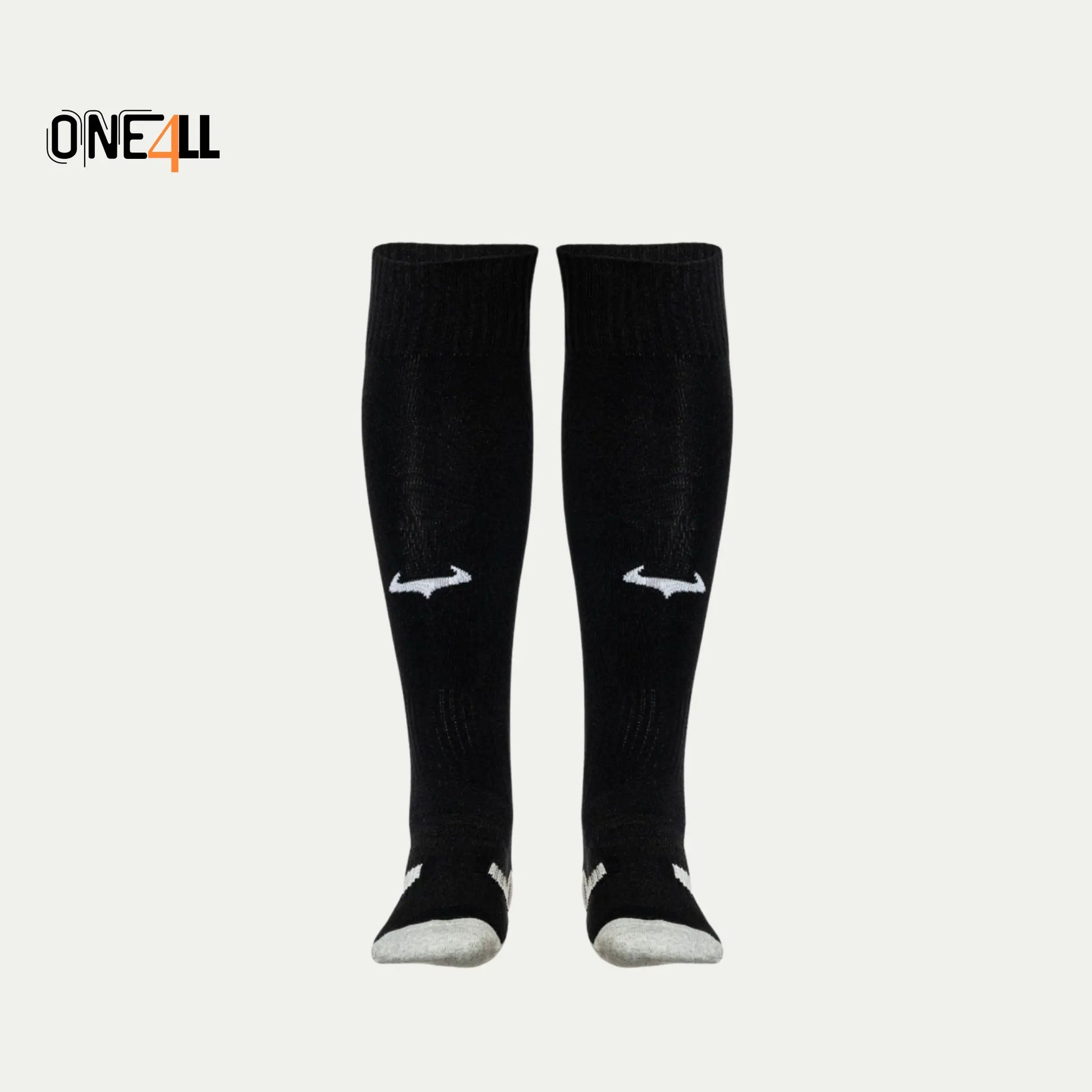 14ALLE - EINS FÜR ALLE - ONE4ALL Academy Fußballsocken in Schwarz – ergonomische Passform, atmungsaktiv, warm