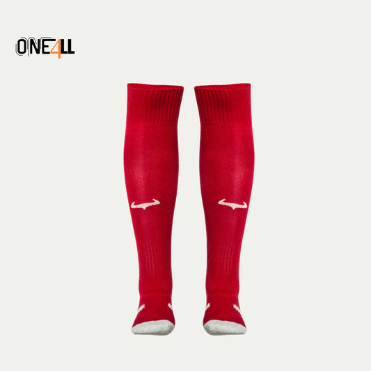 14ALLE - EINS FÜR ALLE - ONE4ALL Academy Fußballsocken in Wein Rot – ergonomische Passform, atmungsaktiv, warm, Perfekt für den ganzen Tag
