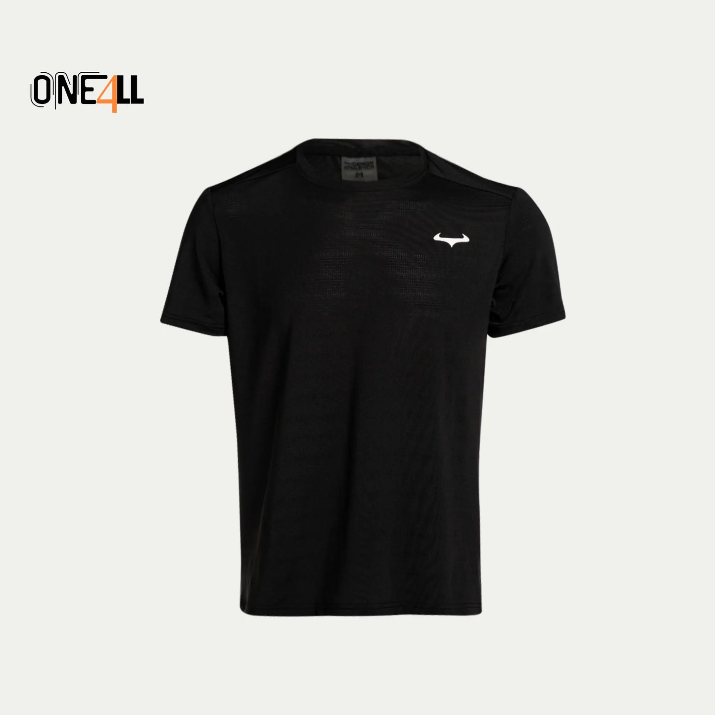 14ALLE - EINS FÜR ALLE - ONE4ALL AeroSwift Dri-FIT T-Shirt Schwarz mit Weiß logo  – leicht, atmungsaktiv