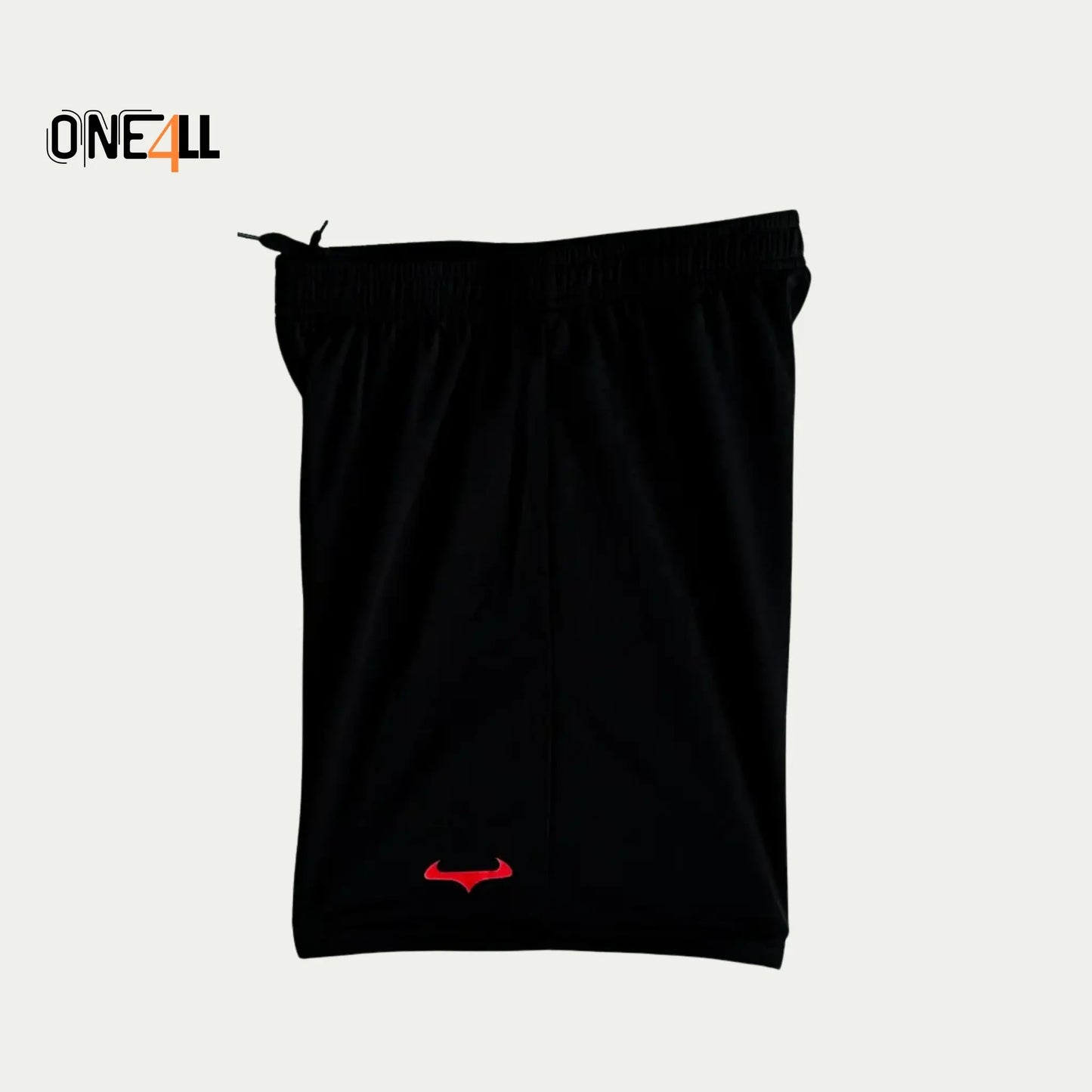 14ALLE - EINS FÜR ALLE - ONE4ALL AeroSwift Dri-FIT Trikot Hosen – Team Edition Schwarz/Rot  – taschen mit zip, atmungsaktiv, perfekt für Training