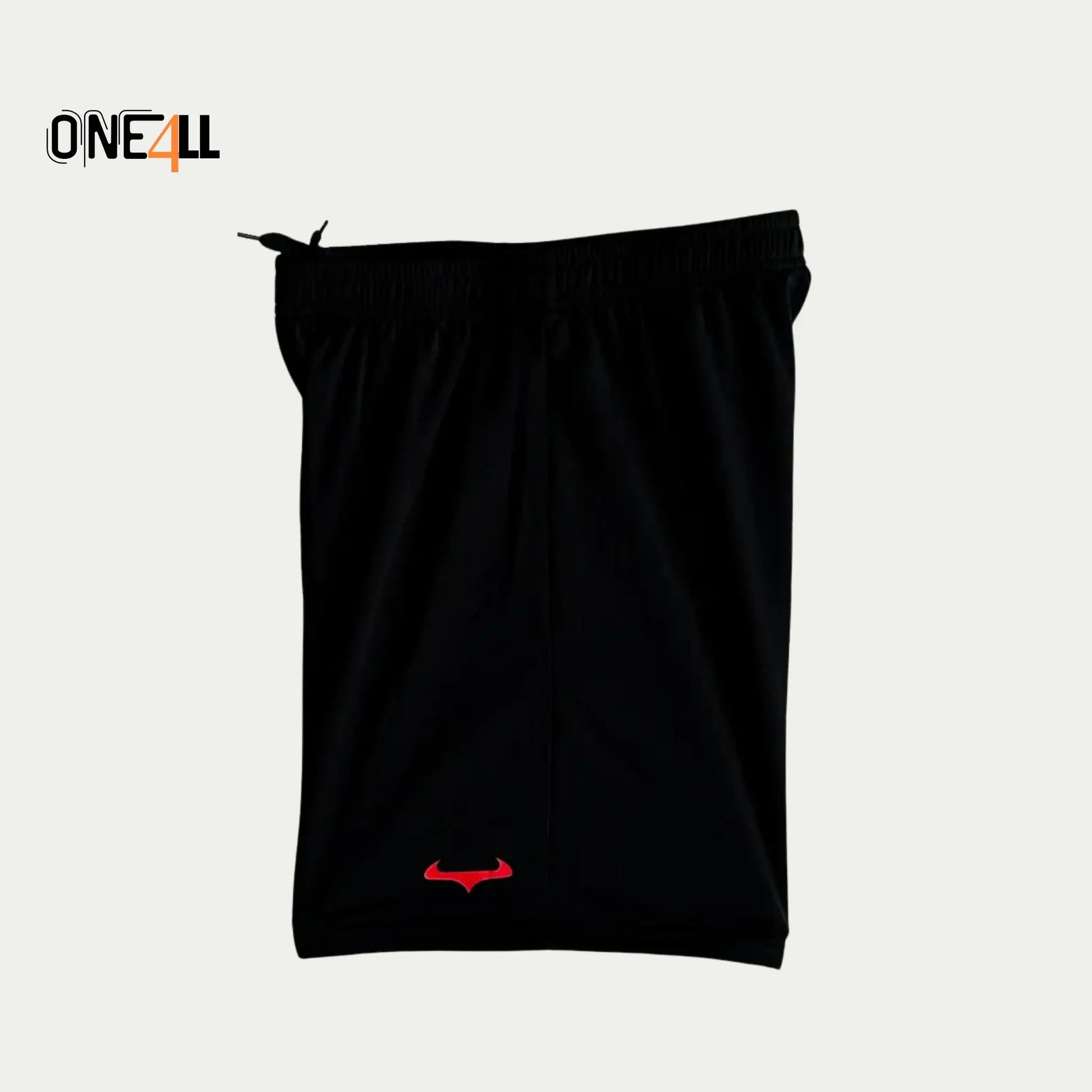 14ALLE - EINS FÜR ALLE - ONE4ALL AeroSwift Dri-FIT Trikot Hosen – Team Edition Schwarz/Rot  – taschen mit zip, atmungsaktiv, perfekt für Training