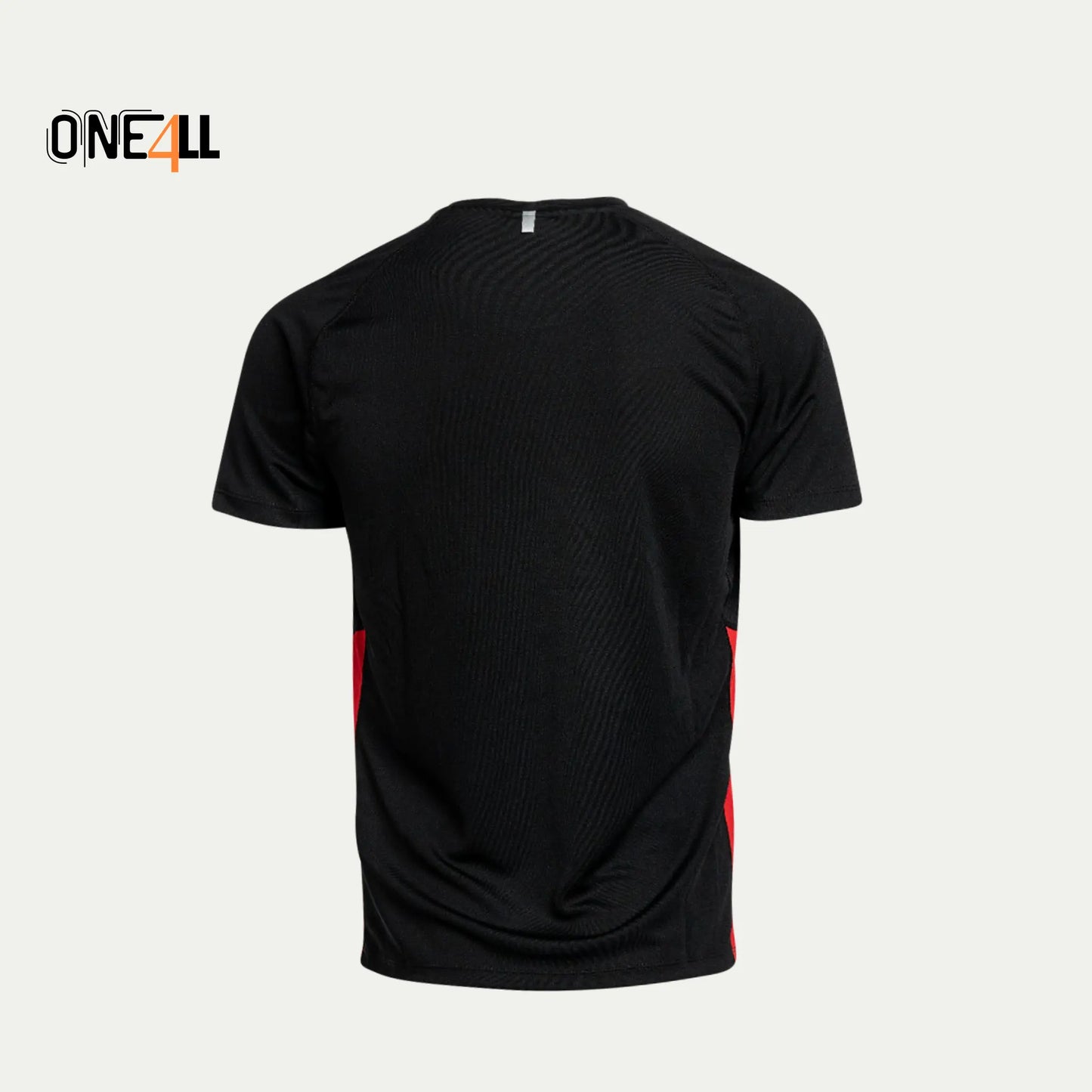 14ALLE - EINS FÜR ALLE - ONE4ALL AeroSwift Dri-FIT T-Shirt Schwarz-Rot - flexibel, ideal für Training
