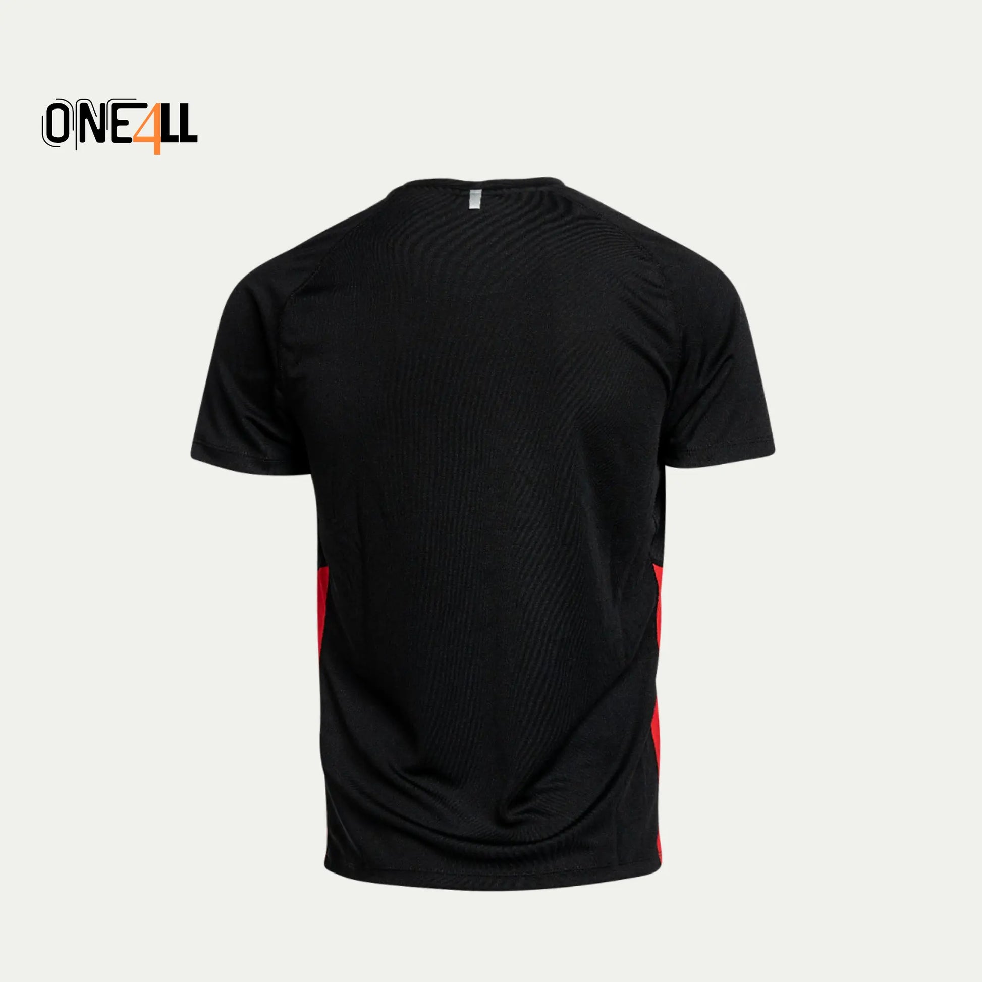14ALLE - EINS FÜR ALLE - ONE4ALL AeroSwift Dri-FIT T-Shirt Schwarz-Rot - flexibel, ideal für Training