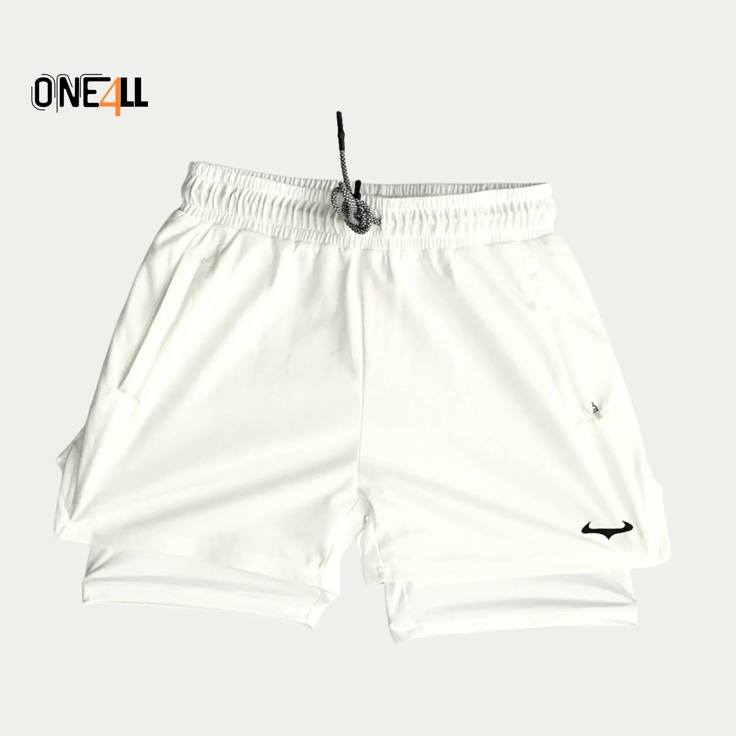 14ALLE - EINS FÜR ALLE - ONE4ALL Aktivsport Kollektion Trainingshose Weiß   – perfekt für Training