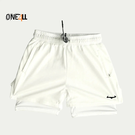 14ALLE - EINS FÜR ALLE - ONE4ALL Aktivsport Kollektion Trainingshose Weiß   – perfekt für Training