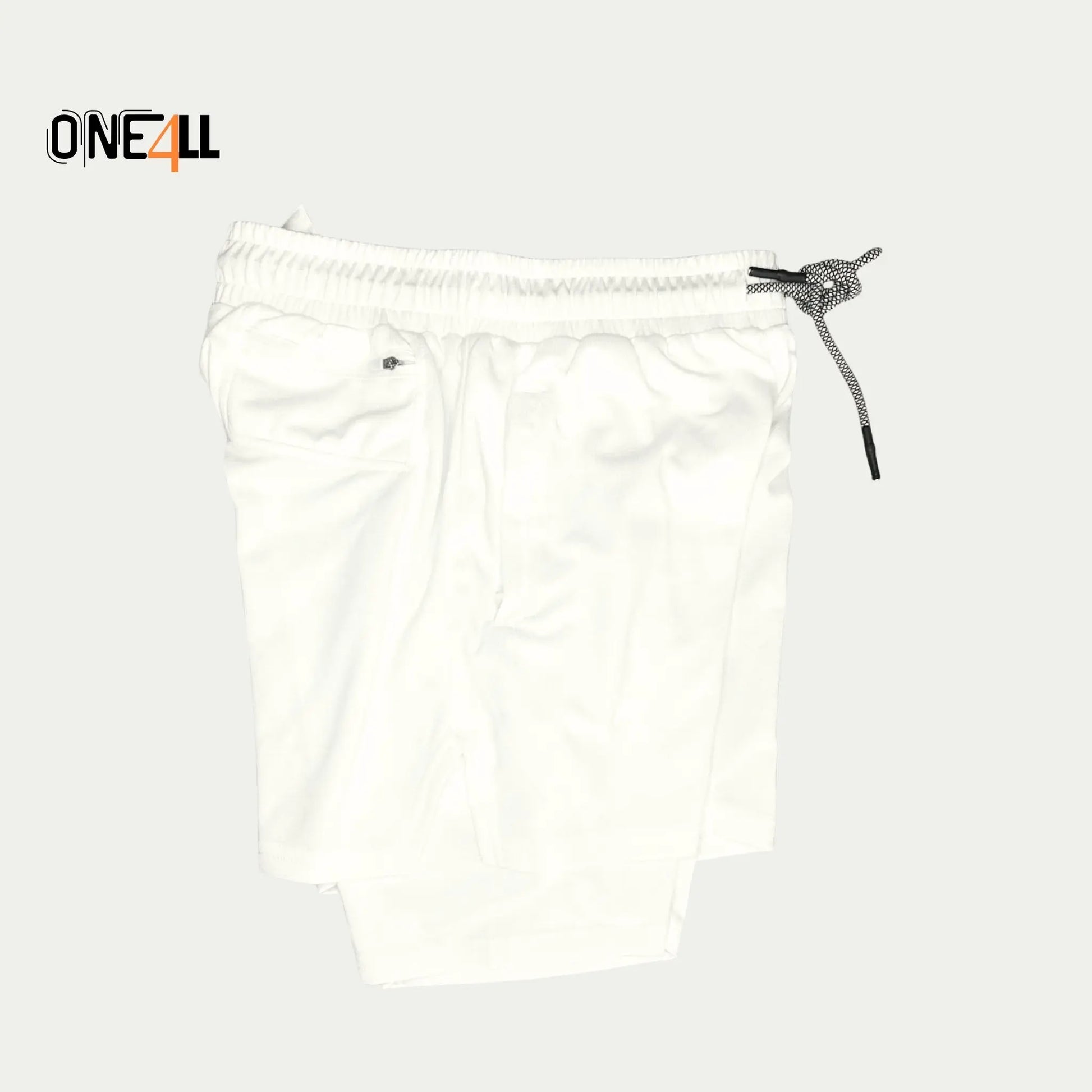 14ALLE - EINS FÜR ALLE - ONE4ALL Aktivsport Kollektion Trainingshose Weiß   – bequem, atmungsaktiv, perfekt für Training