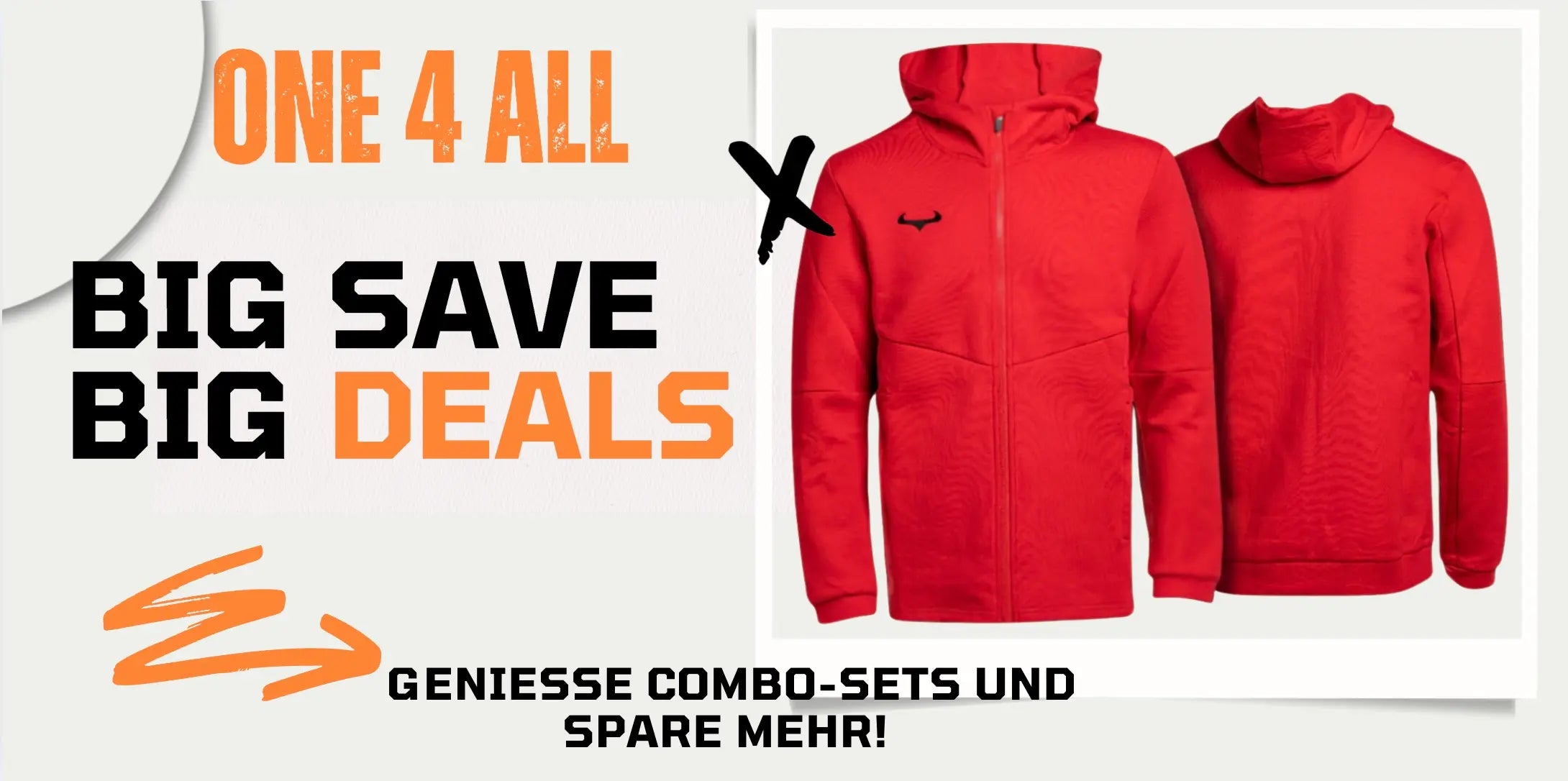 14ALLE - EINS FÜR ALLE - ONE4ALL banner Big Save Big Deals, Geniesse Combo-Sets und Spare Mehr