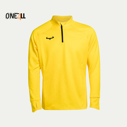 14ALLE - EINS FÜR ALLE - ONE4ALL Classic Zip-Pulli in Gelb – bequem, sportlich, leicht, atmungsaktiv. Perfekt für den ganzen Tag