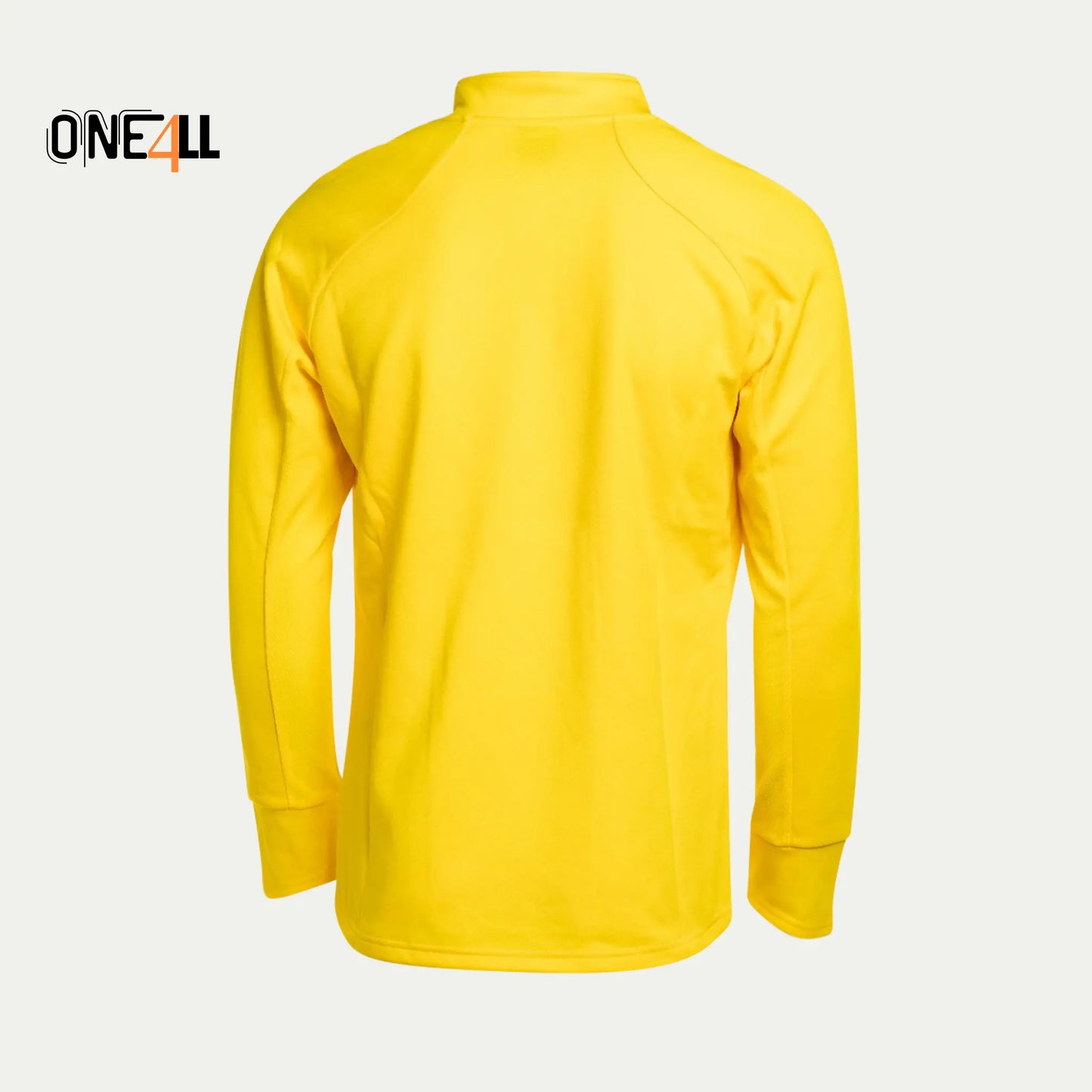 14ALLE - EINS FÜR ALLE - ONE4ALL Classic Zip-Pulli in Gelb – Wärme, Atmungsaktivität und Flexibilität für den ganzen Tag