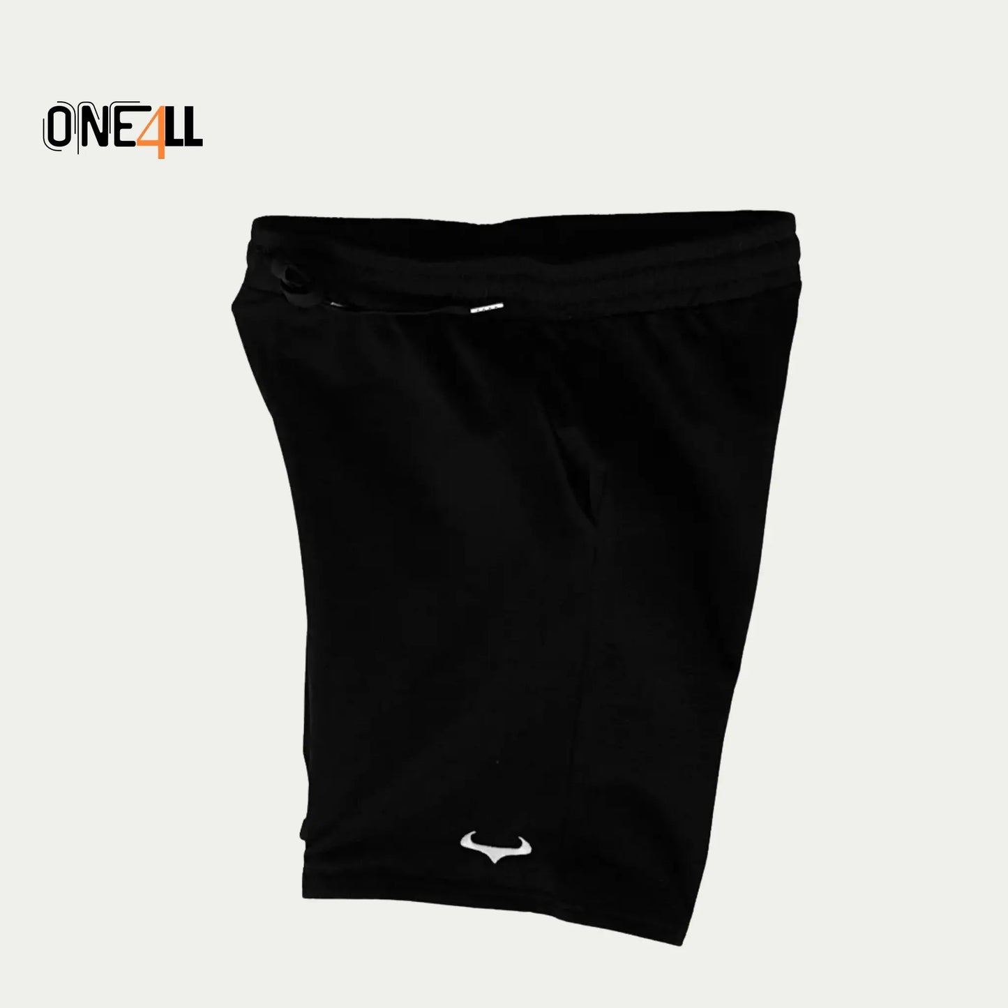 14ALLE - EINS FÜR ALLE - ONE4ALL Sportswear Jersey Baumwolle Shorts schwarz   –leicht, bequem, perfekt für den ganzen Tag