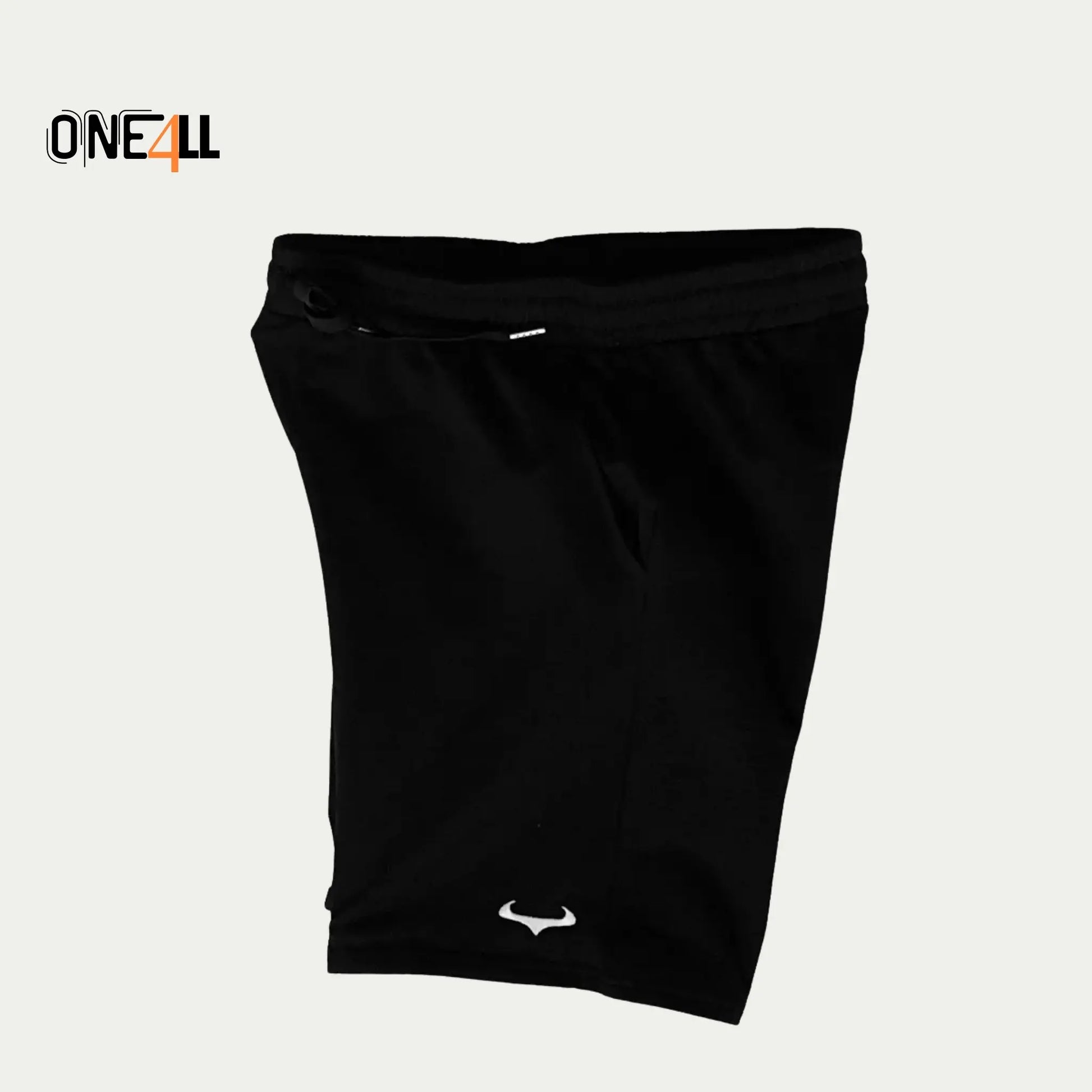 14ALLE - EINS FÜR ALLE - ONE4ALL Sportswear Jersey Baumwolle Shorts schwarz   –leicht, bequem, perfekt für den ganzen Tag