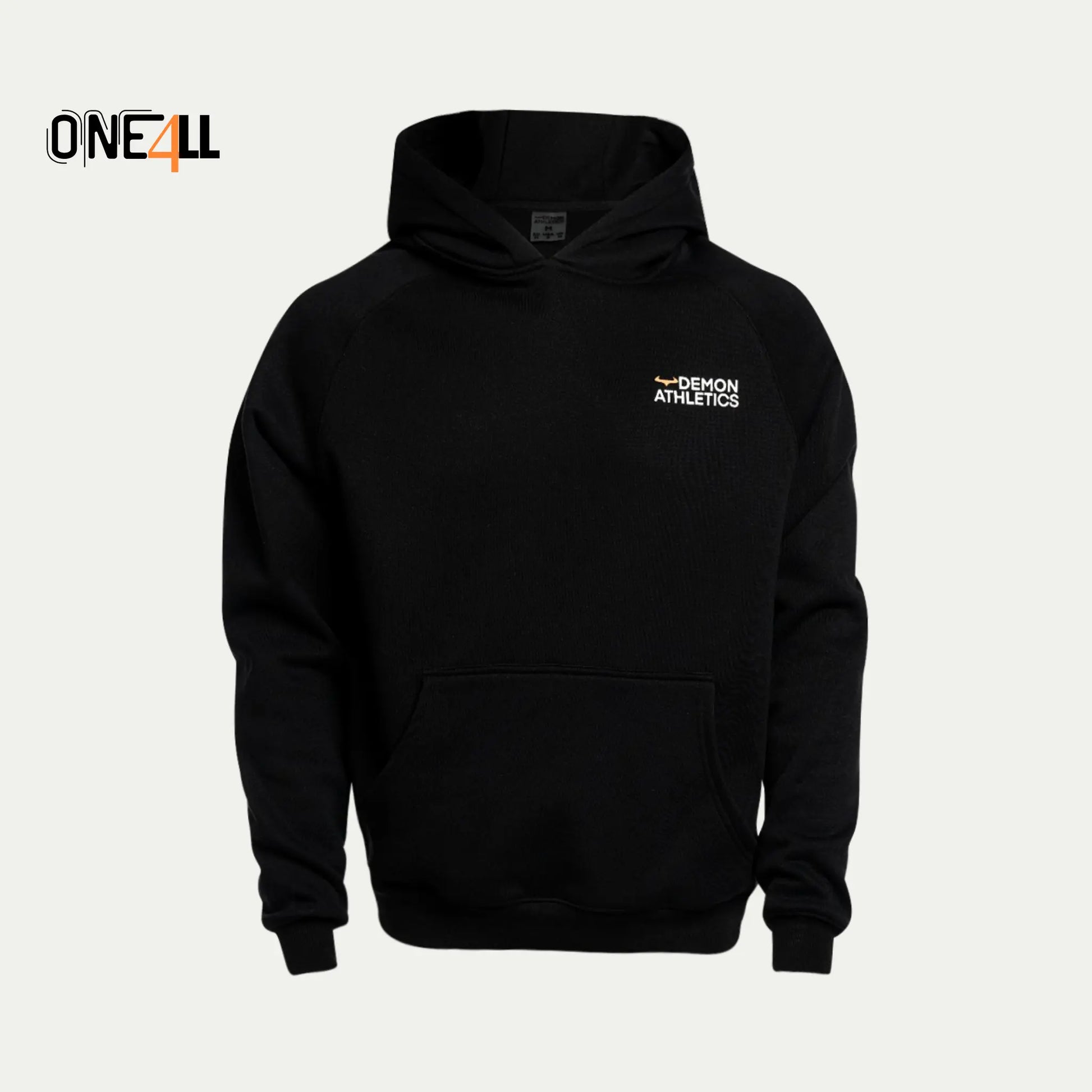 14ALLE - EINS FÜR ALLE - ONE4ALL
Tech Windrunner Hoodie aus Fleece  in Schwarz – leicht, flexibel, atmungsaktiv