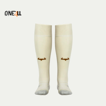 14ALLE - EINS FÜR ALLE - ONE4ALL Academy Fußballsocken in Khaki – ergonomische Passform, atmungsaktiv, Perfekt für Training und für den ganzen Tag