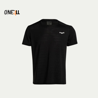 14ALLE - EINS FÜR ALLE - ONE4ALL AeroSwift Dri-FIT T-Shirt Schwarz mit Weiß logo  – leicht, atmungsaktiv