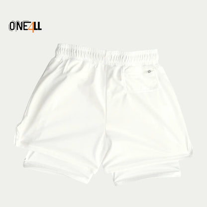 14ALLE - EINS FÜR ALLE - ONE4ALL Aktivsport Kollektion Trainingshose Weiß   – leicht, flexibel, perfekt für Training