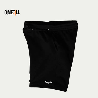 14ALLE - EINS FÜR ALLE - ONE4ALL Sportswear Jersey Baumwolle Shorts schwarz   –leicht, bequem, perfekt für den ganzen Tag