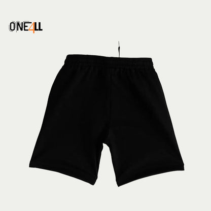 14ALLE - EINS FÜR ALLE - ONE4ALL Sportswear Jersey Baumwolle Shorts schwarz   – atmungsaktiv, perfekt für den ganzen Tag