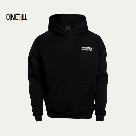 14ALLE - EINS FÜR ALLE - ONE4ALL
Tech Windrunner Hoodie aus Fleece  in Schwarz – leicht, flexibel, atmungsaktiv